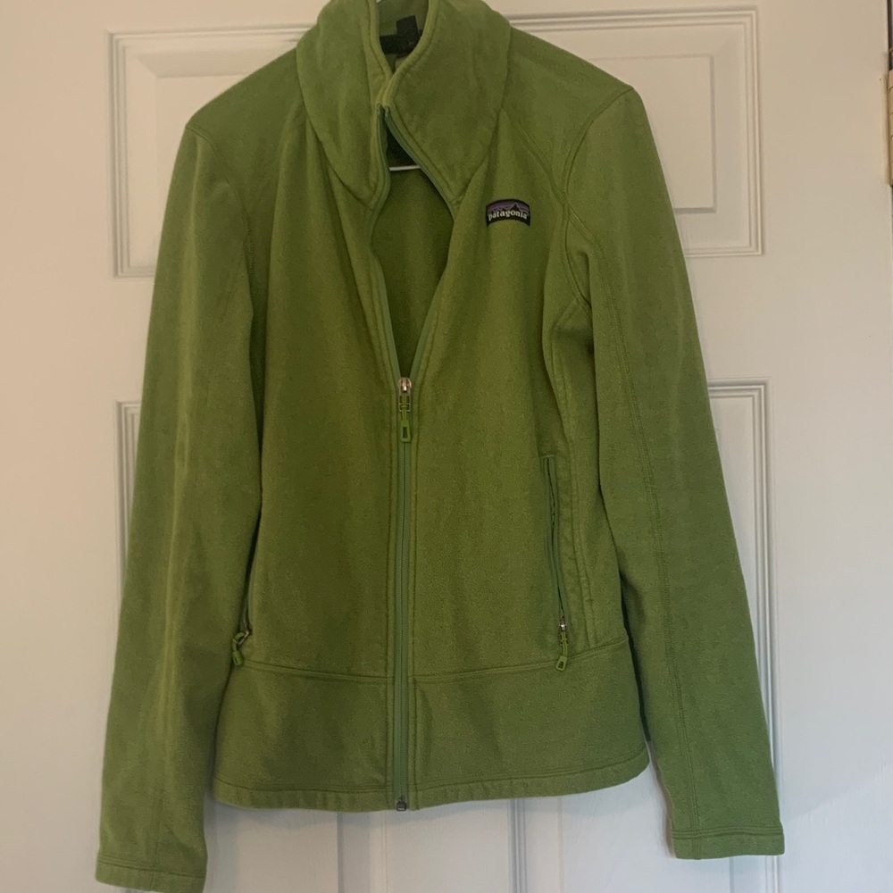 Patagonia Lime Green Fleece Jacket